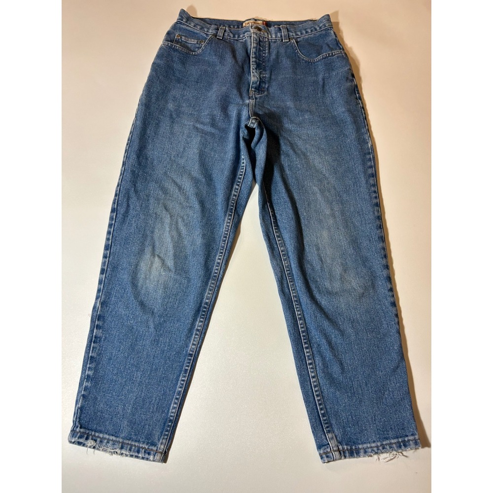 Crossroads Jeans Women's 14 Short Blue Relaxed Fit High Rise Made in USA